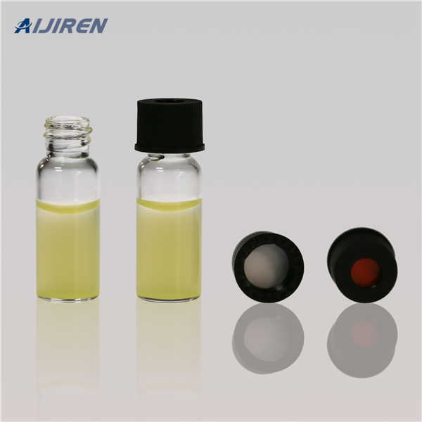 screw vial for hplc with label Chrominex